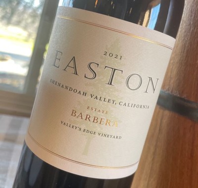 2021 EASTON Estate Barbera, Valley's Edge Vineyard, Shenandoah Valley 1