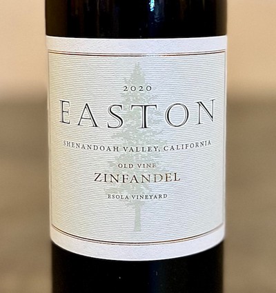 2020 EASTON Zinfandel, Esola Vineyard, Shenandoah Valley 1