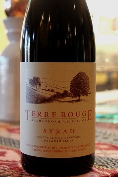 2013 TERRE ROUGE Syrah, Sentinel Oak, Magnum 1