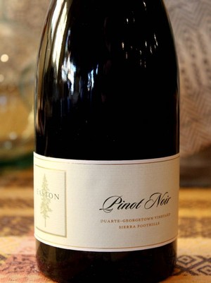 2014 EASTON Pinot Noir, Georgetown-Duarte Vineyard, Sierra Foothills